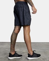 7 Yogger IV Elastic Waist Shorts 17" Black V2091YGR RVCA