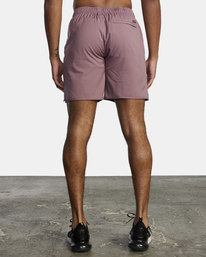 2 Yogger IV Elastic Waist Shorts 17" Purple V2091YGR RVCA
