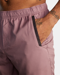 7 Yogger IV Elastic Waist Shorts 17" Purple V2091YGR RVCA