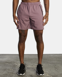 1 Yogger IV Elastic Waist Shorts 17" Purple V2091YGR RVCA