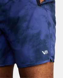 3 Yogger IV Elastic Waist Shorts 17" Purple V2091YGR RVCA