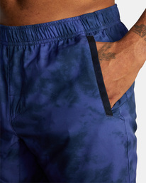 7 Yogger IV Elastic Waist Shorts 17" Purple V2091YGR RVCA