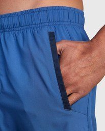 8 YOGGER IV ATHLETIC SHORTS 17" Blue V2091YGR RVCA