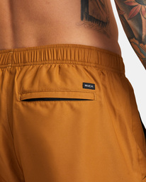 8 Yogger IV Elastic Waist Shorts 17" Brown V2091YGR RVCA