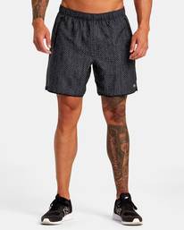 0 Yogger IV Elastic Waist Shorts 17" White V2091YGR RVCA