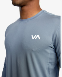 8 Sport Vent Long Sleeve Tee Blue V9011RSV RVCA
