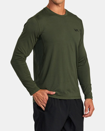 5 Sport Vent Long Sleeve Tee Brown V9011RSV RVCA