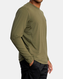 5 Sport Vent Long Sleeve Tee Green V9011RSV RVCA