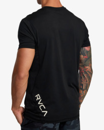 6 VA Sport Vent - Short Sleeve Top for Men Black V9021RSV RVCA