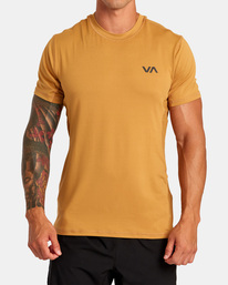 1 Sport Vent Performance Tee Brown V9021RSV RVCA