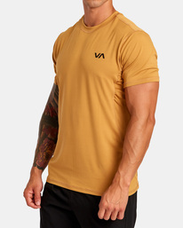 4 Sport Vent Performance Tee Brown V9021RSV RVCA
