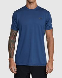 0 Sport Vent Performance Tee Blue V9021RSV RVCA