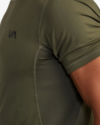 8 Sport Vent Performance Tee Green V9021RSV RVCA