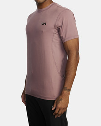 6 Sport Vent Performance Tee Purple V9021RSV RVCA