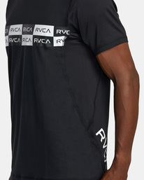 6 Sport Vent Performance Tee White V9021RSV RVCA