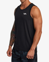 5 Sport Vent Tank Top Black V9031RST RVCA