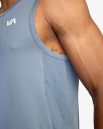 6 Sport Vent Tank Top Blue V9031RST RVCA