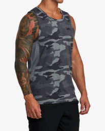 7 Sport Vent Tank Top Brown V9031RST RVCA