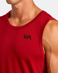 2 Sport Vent Tank Top Grey V9031RST RVCA