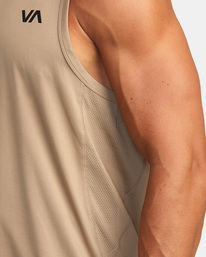 8 Sport Vent Tank Top Grey V9031RST RVCA