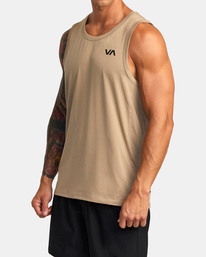 4 Sport Vent Tank Top Grey V9031RST RVCA