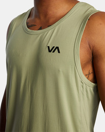 3 Sport Vent Tank Top Green V9031RST RVCA