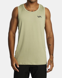 1 Sport Vent Tank Top Green V9031RST RVCA