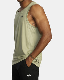 4 Sport Vent Tank Top Green V9031RST RVCA