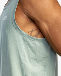 10 Sport Vent Tank Top Green V9031RST RVCA