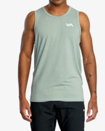 3 Sport Vent Tank Top Green V9031RST RVCA
