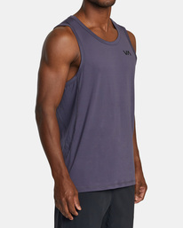 4 Sport Vent Tank Top Black V9031RST RVCA