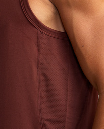 8 Sport Vent Tank Top Brown V9031RST RVCA