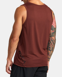5 Sport Vent Tank Top Brown V9031RST RVCA