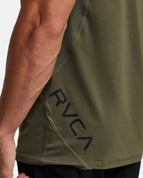 8 Sport Vent Tank Top Green V9031RST RVCA