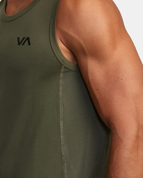 9 Sport Vent Tank Top Green V9031RST RVCA