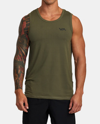 2 Sport Vent Tank Top Green V9031RST RVCA