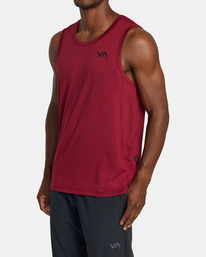 3 Sport Vent Tank Top Red V9031RST RVCA