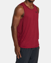 4 Sport Vent Tank Top Red V9031RST RVCA