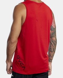 5 Sport Vent Tank Top Red V9031RST RVCA