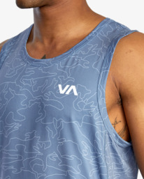 4 Sport Vent Tank Top White V9031RST RVCA