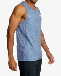6 Sport Vent Tank Top White V9031RST RVCA
