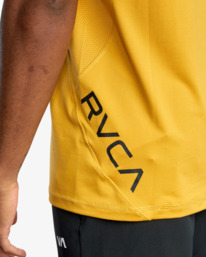 9 Sport Vent Tank Top Yellow V9031RST RVCA