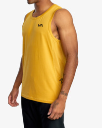 6 Sport Vent Tank Top Yellow V9031RST RVCA