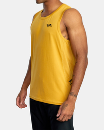 8 Sport Vent Tank Top Yellow V9031RST RVCA