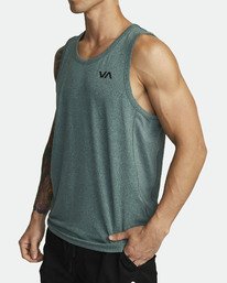 2 Sport Vent Tank Top Green V9031RST RVCA