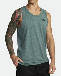 3 Sport Vent Tank Top Green V9031RST RVCA