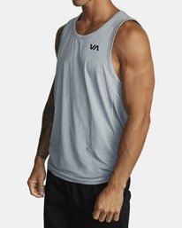 2 Sport Vent Tank Top Grey V9031RST RVCA