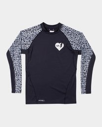 0 BEDWIN LONG SLEEVE RASHGUARD  VR013RRG RVCA