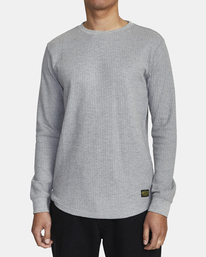 3 Recession Day Shift 2022 - Haut thermique manches longues pour Homme Gris W1KTRKRVP1 RVCA