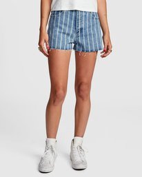 0 GEORGIE HIGH RISE DENIM SHORTS Multicolor W2022RGE RVCA